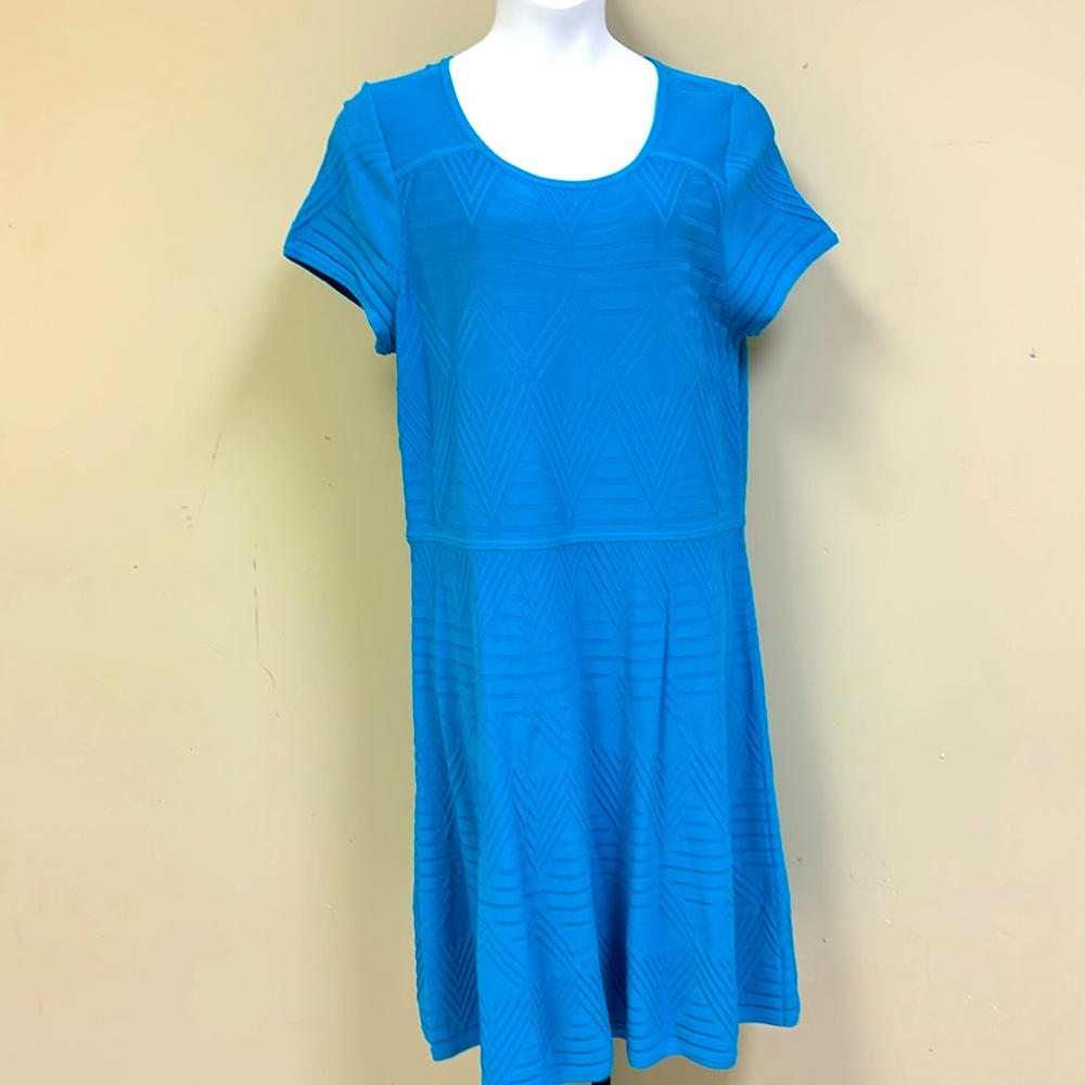 Plus size Talbots teal dress